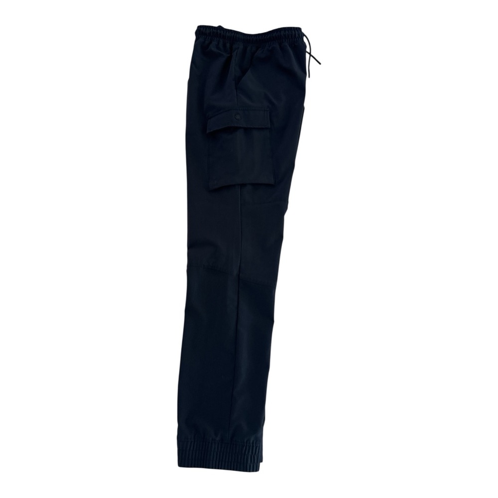 All In Motion Unisex Cargo Jogger Pants XL Black | Utility High Waist Drawstring - Picture 10 of 13